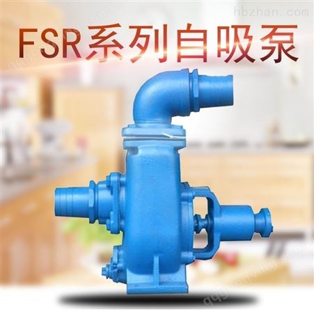 FSR-1004寸雨水泵农田灌溉抽水泵佛山水泵厂自吸泵