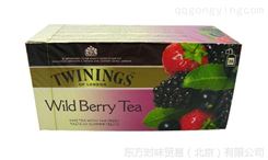 英国TWININGS(川宁)茶-综合野莓果香红茶2g*25包/盒
