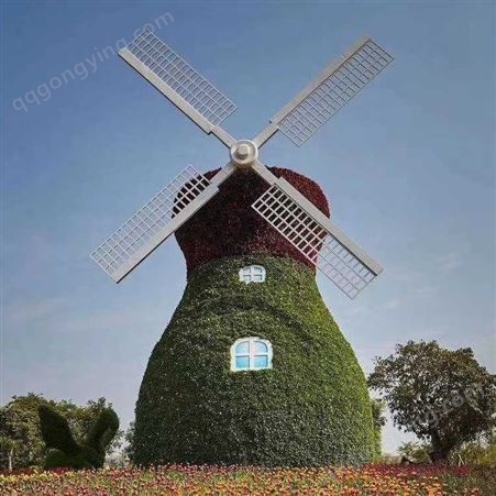 荷兰风车厂家 美亚定制 大型防腐木装饰景观风车 欢迎来电