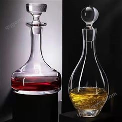 航万加工水晶料玻璃瓶 密封带盖创意洋酒瓶