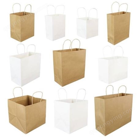 纸袋 外卖打包袋 牛皮纸袋 烘焙纸袋 印刷定制 手提外卖袋 奶茶打包袋