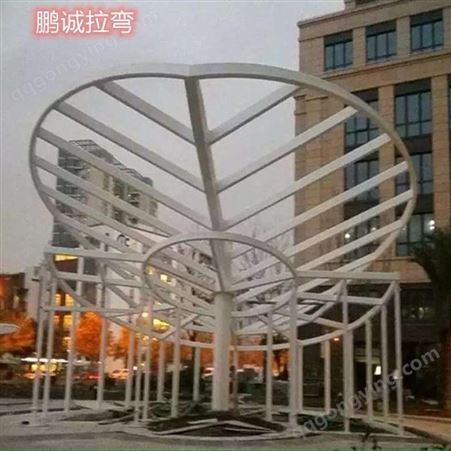 鹏诚 异型钢结构造型加工 空间弯管 景观雕塑 螺旋造型定制厂家