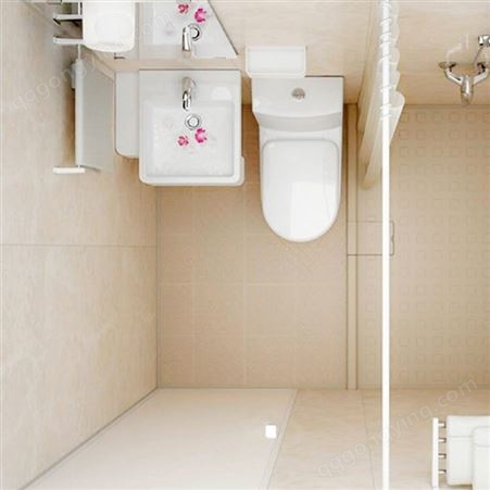 整体卫浴 卫生间房 集成卫浴一体式 淋浴浴室公寓酒店宾馆木屋