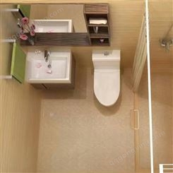 BU1422整体卫浴批发 集成卫生间简易淋浴房洗手间厂家现货直发
