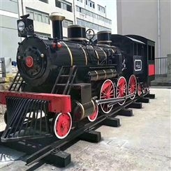 天地物资 创意蒸汽火车头摆件 1:1复古火车头模型