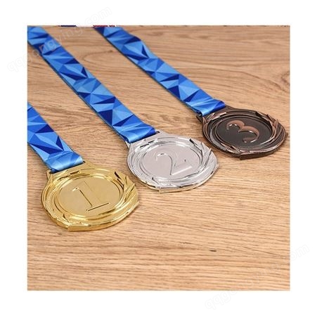 金属奖章马拉松纪念幼儿园运动会儿童奖牌 金银铜荣誉制作