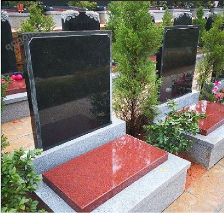 旺达 黑色光面石雕墓碑 款式多样不易损坏 抗压强度高 来图定制