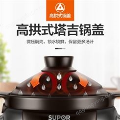 苏泊尔(SUPOR)电炖锅bb煲陶瓷煲4L大容量辅食燕窝养生锅TG40YC5