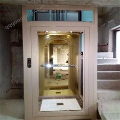 鑫西子定制生产节约建筑面积液压式别墅电梯