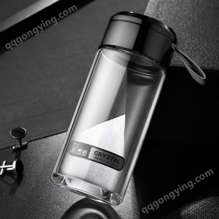 希诺单层玻璃杯XN-6009 透明水杯批发 成都玻璃杯logo印字