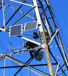 输电线路杆塔倾斜在线监测系统 低功耗高精度测量4G传输