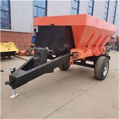 拖拉机牵引式撒肥机 自走式2方侧撒撒肥车 均可定制
