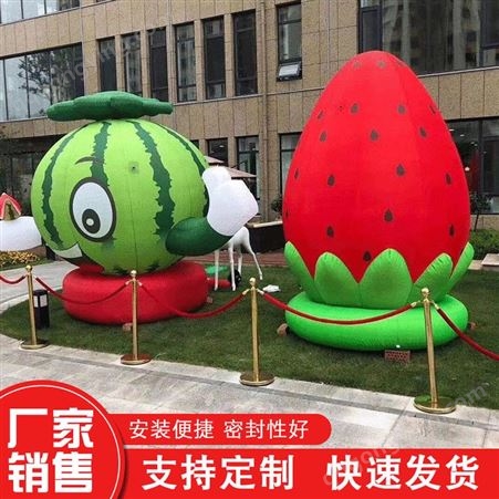 春节大红灯笼鞭炮充气模型 新年节日挂饰户外场景广告布置