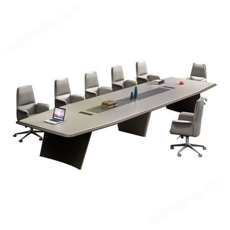 高档烤漆会议桌 2000*1000*750mm 大型接待培训长条办公桌 可定制