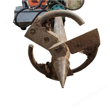 赛予挖掘机树根破碎机液压切碎树根机钩机清理树桩的机器