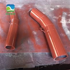 泽康生产化工耐磨管件 电厂用碳化硅耐磨钢管