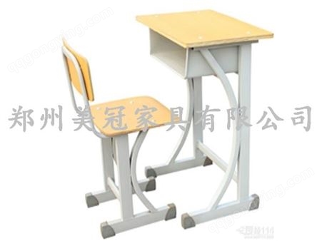 单人课桌椅 平顶山校用课桌凳 公司—美冠家具