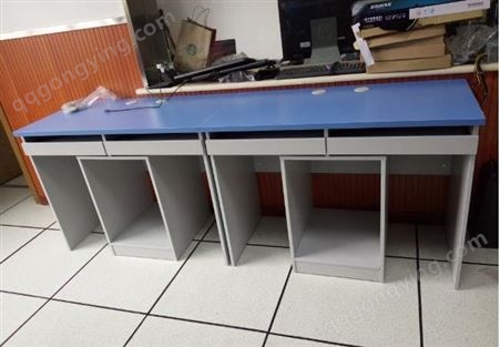 惠济区六角电脑桌 河南学校机房电脑桌 工厂