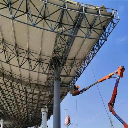 钢管结构管桁架 用于高铁站台 地铁站工程 制作安装方便