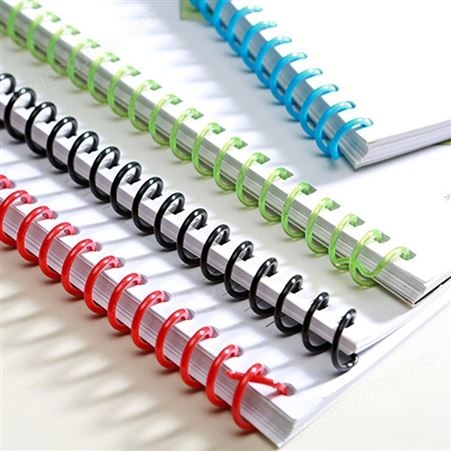 环保PVC胶线圈笔记本装订文具配件蛇仔圈文具装订胶蛇圈