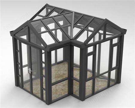 铝材玻璃屋顶阳光房防晒别墅露台阳光房户外可移动玻璃房
