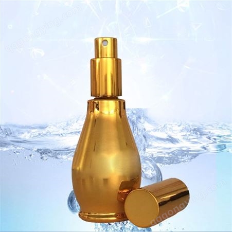 可定制 喷雾瓶 按压式乳液瓶 金色滴管瓶 葫芦精油瓶 电镀瓶精华液分装瓶 化妆品分装空瓶