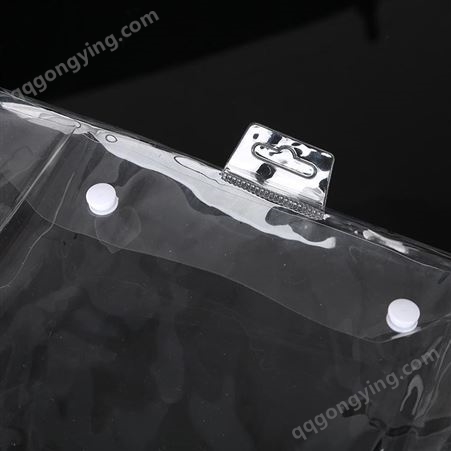 定制PVC拉链袋 透明pvc纽扣袋 塑料EVA化妆品包装袋 收纳袋