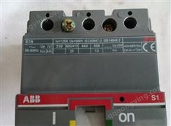 ABB塑壳断路器空气开关 XT1B160 TMD 40 3P FF 现货