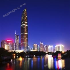 上海景观城市亮化照明 易普趣led户外景观亮化 霍格沃兹墙