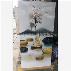 重庆晶瓷画设备 普荣高光移门封釉机 晶瓷画全套方案