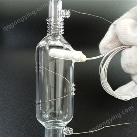 德林透明总氮总磷COD石英玻璃消解管水质在线监测反应池来图订制
