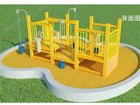 灵动玩沙设备-启蒙款户外沙池区戏水玩具儿童室外木质玩沙设备