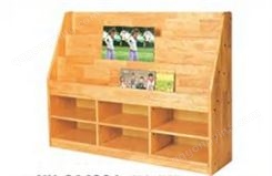 幼儿园 儿童书架 落地幼儿书柜 绘本架实木家用