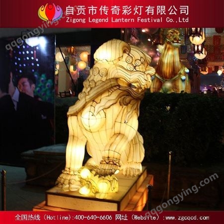 春节生肖主题动物造型花灯户外装饰彩灯宫灯灯笼