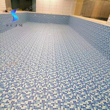 泳池内壁防水材料  融科防水胶膜厂家  支持定制图案