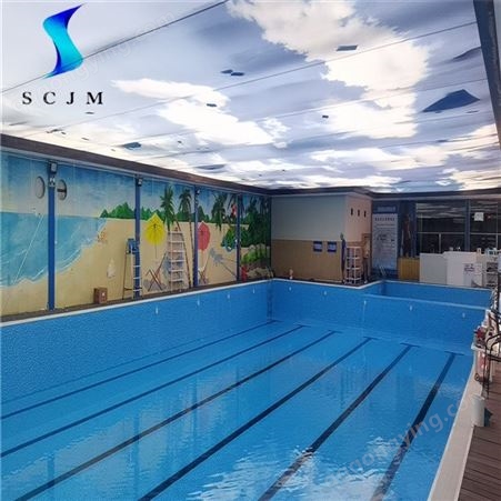 私人泳池防水胶膜  酒店泳泳池防水胶膜 热熔焊接施工