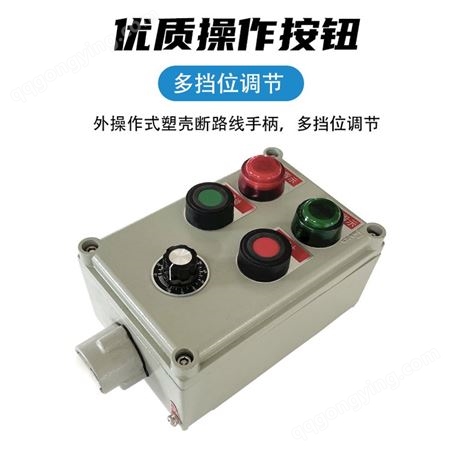 防爆操作柱按钮箱 LCZ设备控制操作箱 启停立式/挂壁