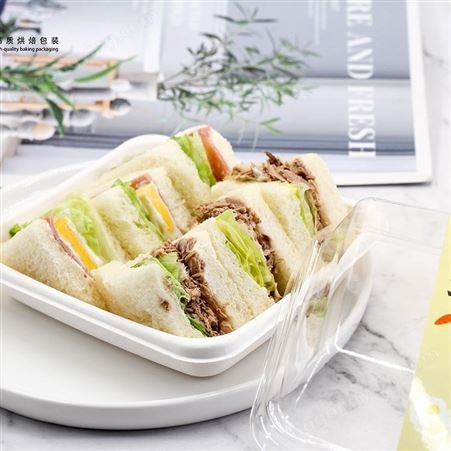 三明治盒 销售商 煊宇包装生产企业 分体塑料包装 食品级包装盒
