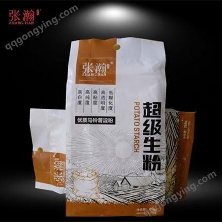 新包装 张瀚40*258g优级粉 马铃薯淀粉 粉质细腻 厂家生产供应
