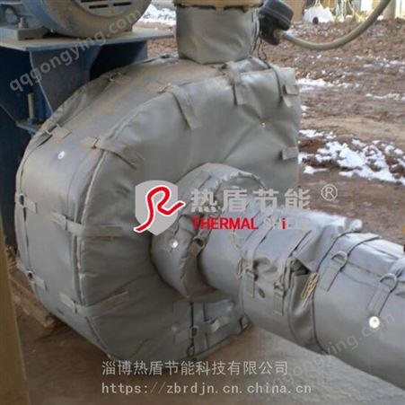 叶片泵保温套齿轮泵保温衣可拆卸保温被淄博热盾定做