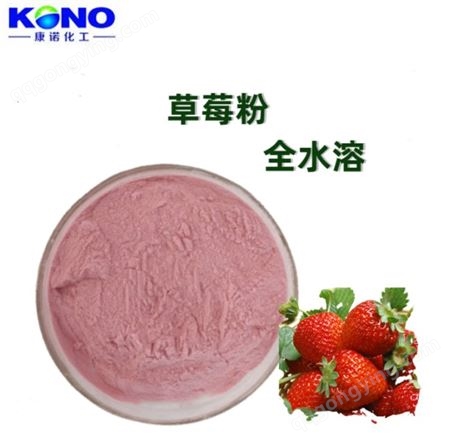 康诺化工 食品原料 草莓粉 易水溶 可分装 多种规格 果汁粉