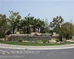 上海杨浦花镜设计 公园景观施工 花园养护