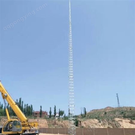 万信铁塔设计生产加油站15米不锈钢避雷针加气站16米避雷塔