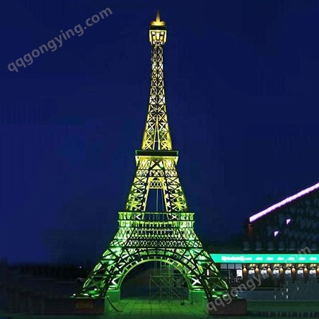 鑫振_网红拍照景观造型_定做10米高大型景观巴黎埃菲尔铁塔