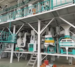日加工150吨小米加工成套设备机械流水线谷子碾米机械