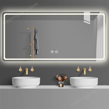 防水浴室镜 洗手间壁挂卫浴镜 智由智宅 广州来图定制