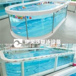 中国台湾嘉义钢化玻璃亲子游泳池 亲子游泳池设备 亲子游泳加盟 伊贝莎