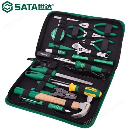 世达（SATA）03780工具组套25件基本电工维修工具包家用组合工具