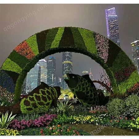 五色草造型 可定制 绿雕植物公园景观 可设计造型 五色