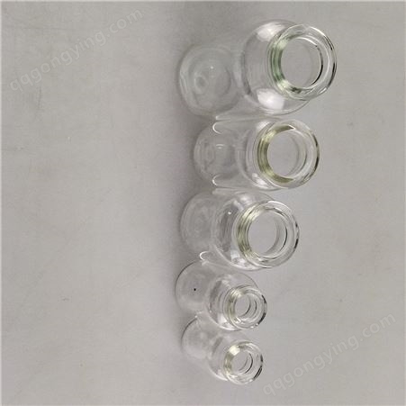 低硼硅玻璃瓶 卡口西林瓶 可印刷喷色注射剂瓶 化妆品包材玻璃瓶